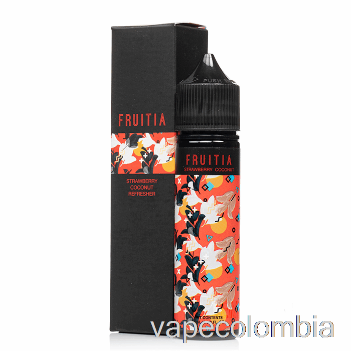 Vape Refrescante Desechable Fresa Coco - Fruitia - 60ml 6mg